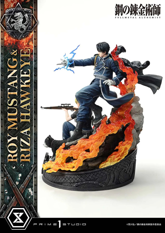 Roy Mustang & Riza Hawkeye (Regular Version) Fullmetal Alchemist – Prime1Studio – ActionFigure Brasil