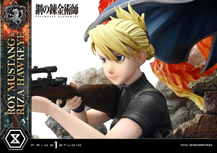 Roy Mustang & Riza Hawkeye (Regular Version) Fullmetal Alchemist – Prime1Studio – ActionFigure Brasil