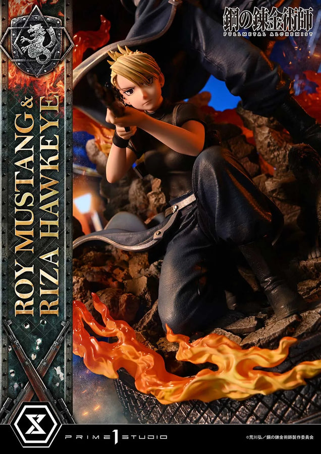 Roy Mustang & Riza Hawkeye (Regular Version) Fullmetal Alchemist – Prime1Studio – ActionFigure Brasil