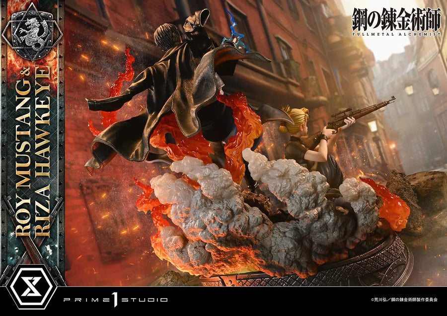 Roy Mustang & Riza Hawkeye (Regular Version) Fullmetal Alchemist – Prime1Studio – ActionFigure Brasil