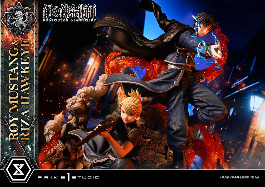 Roy Mustang & Riza Hawkeye (Regular Version) Fullmetal Alchemist – Prime1Studio – ActionFigure Brasil