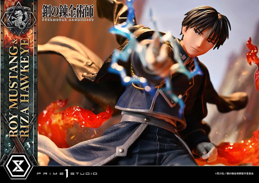 Roy Mustang & Riza Hawkeye (Regular Version) Fullmetal Alchemist – Prime1Studio – ActionFigure Brasil