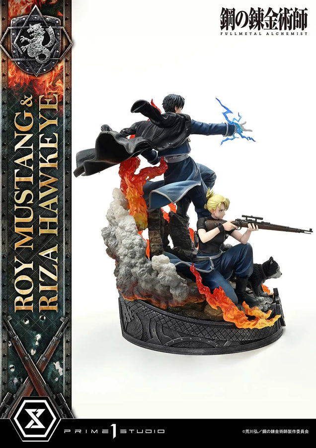 Roy Mustang & Riza Hawkeye (Regular Version) Fullmetal Alchemist – Prime1Studio – ActionFigure Brasil
