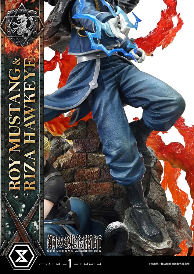 Roy Mustang & Riza Hawkeye (Regular Version) Fullmetal Alchemist – Prime1Studio – ActionFigure Brasil
