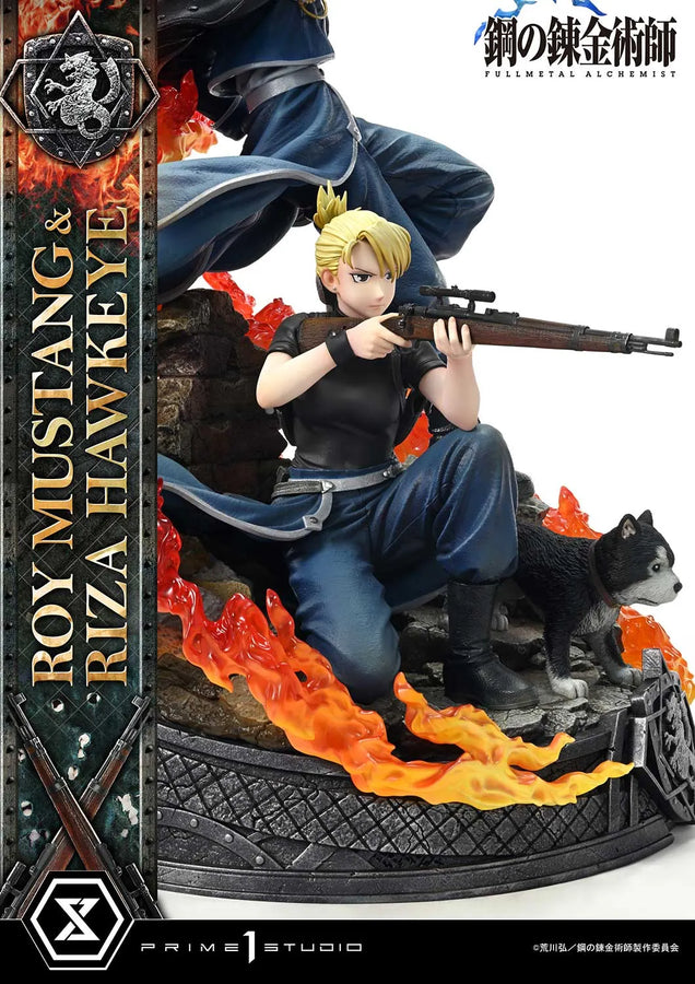 Roy Mustang & Riza Hawkeye (Regular Version) Fullmetal Alchemist – Prime1Studio – ActionFigure Brasil