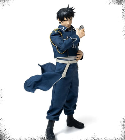 Roy Mustang – Threezero – ActionFigure Brasil — com base expositora