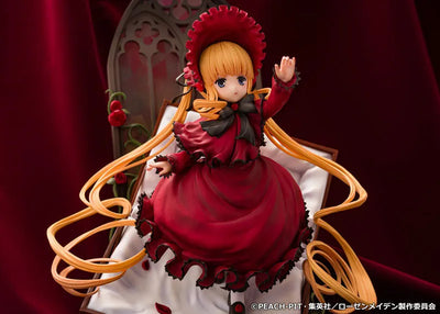 Rozen Maiden - Shinku (Alice Glint, Kogado Studio, Proof, Sparrow, Spinel)ㅤ – Proof as ManufacturerAlice Glint,Sparrow as ProducersKogado Studio,Spinel as Planning – ActionFigure Brasil — com base expositora