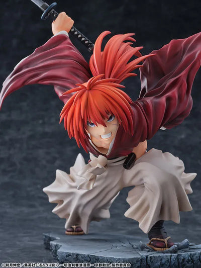 Rurouni Kenshin - Himura Kenshin - 1/6 - Tenshou Ryusen Ver. (Bell Fine)ㅤ – Bell Fine – ActionFigure Brasil — com base expositora