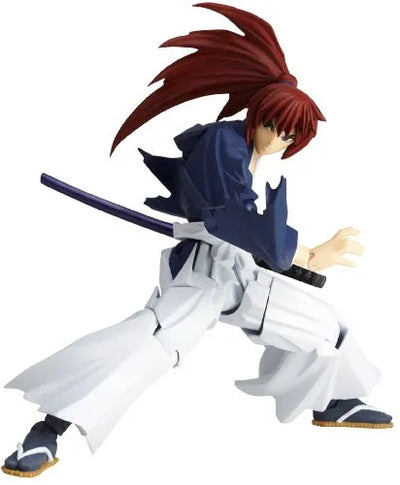 Rurouni Kenshin - Himura Kenshin - Revoltech - Battousai ver. - 110 (Kaiyodo)ㅤ – Kaiyodo – ActionFigureBrasil