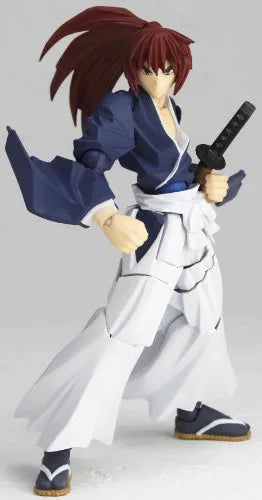 Rurouni Kenshin - Himura Kenshin - Revoltech - Battousai ver. - 110 (Kaiyodo)ㅤ – Kaiyodo – ActionFigureBrasil — ambientada