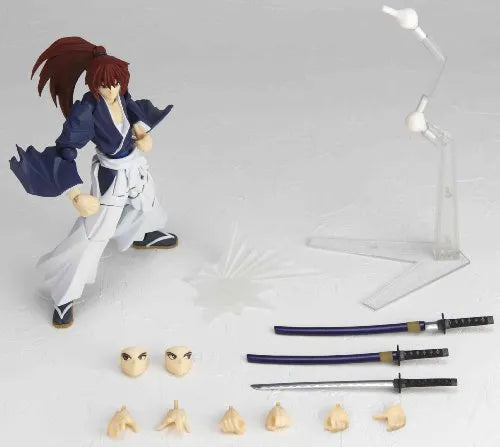 Rurouni Kenshin - Himura Kenshin - Revoltech - Battousai ver. - 110 (Kaiyodo)ㅤ – Kaiyodo – ActionFigure Brasil