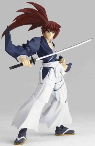Rurouni Kenshin - Himura Kenshin - Revoltech - Battousai ver. - 110 (Kaiyodo)ㅤ – Kaiyodo – ActionFigure Brasil
