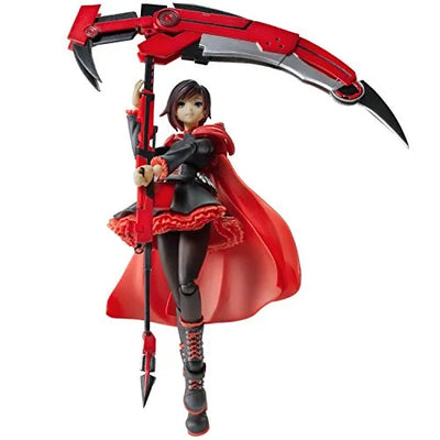 RWBY - Ruby Rose - Super Action Statue (Medicos Entertainment)ㅤ – Medicos Entertainment – ActionFigureBrasil — com base expositora