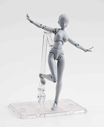 S.H.Figuarts - Body-chan - DX Set, Gray Color Ver. (Bandai)ㅤ – Bandai – ActionFigure Brasil — com base expositora