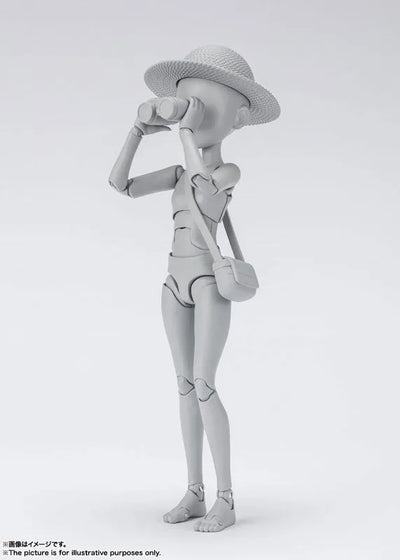 S.H.Figuarts - Body-chan - Ken Sugimori Edition - DX Set - Gray Color Ver. - 2023 Re-release (Bandai Spirits)ㅤ – Bandai Spirits – ActionFigureBrasil