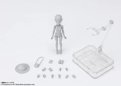 S.H.Figuarts - Body-chan - Ken Sugimori Edition - DX Set - Gray Color Ver. - 2023 Re-release (Bandai Spirits)ㅤ – Bandai Spirits – ActionFigureBrasil — acessórios