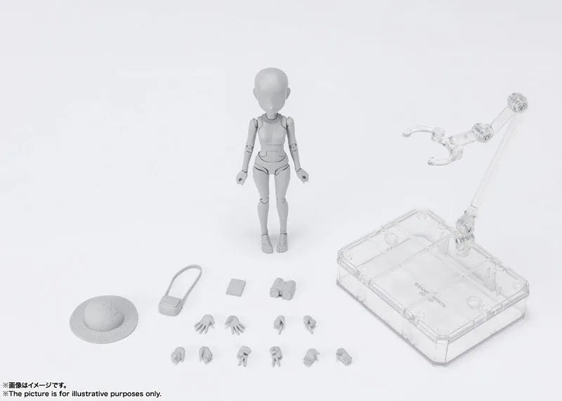 S.H.Figuarts - Body-chan - Ken Sugimori Edition - DX Set - Gray Color Ver. - 2023 Re-release (Bandai Spirits)ㅤ – Bandai Spirits – ActionFigureBrasil