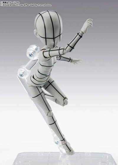 S.H.Figuarts - Body-chan - Wireframe, Ken Sugimori Edition, Gray Color Ver. (Bandai Spirits)ㅤ – Bandai Spirits – ActionFigureBrasil — detalhe do produto