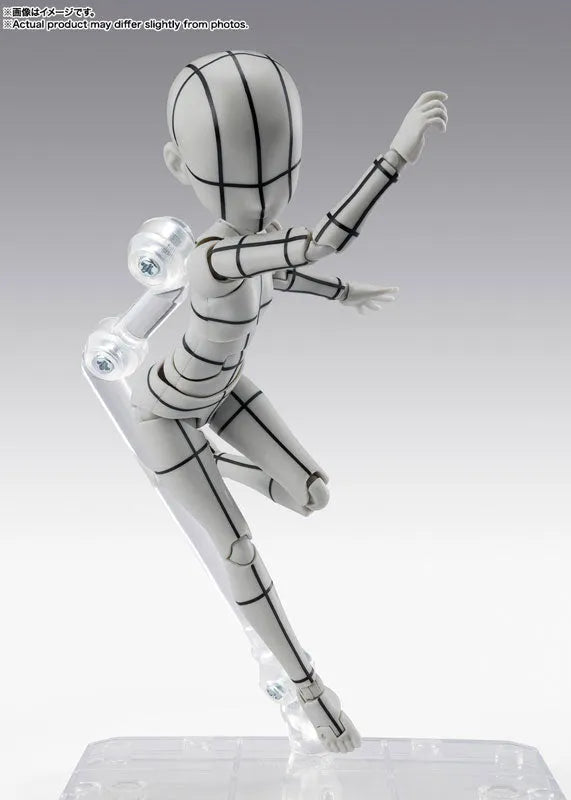 S.H.Figuarts - Body-chan - Wireframe, Ken Sugimori Edition, Gray Color Ver. (Bandai Spirits)ㅤ – Bandai Spirits – ActionFigureBrasil