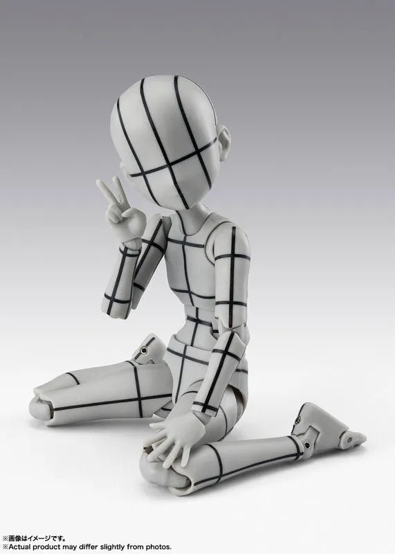 S.H.Figuarts - Body-chan - Wireframe, Ken Sugimori Edition, Gray Color Ver. (Bandai Spirits)ㅤ – Bandai Spirits – ActionFigureBrasil