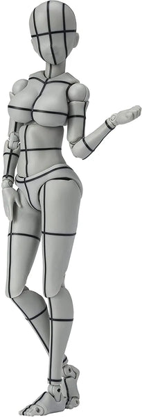 S.H.Figuarts - Body-chan - Yabuki Kentarou, Wireframe, Gray Color Ver. (Bandai Spirits)ㅤ – Bandai Spirits – ActionFigureBrasil