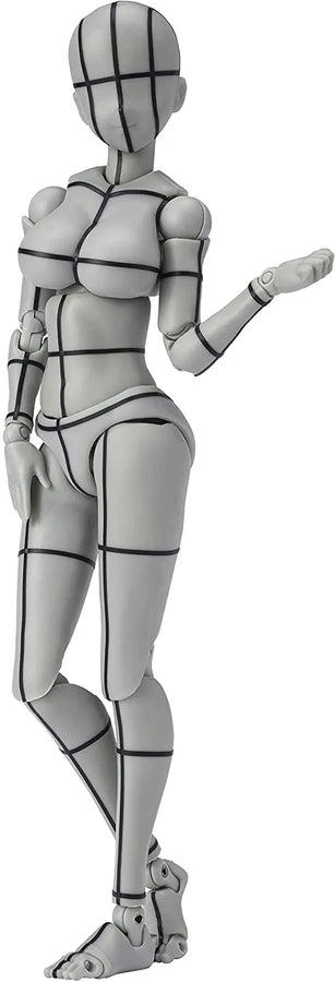 S.H.Figuarts - Body-chan - Yabuki Kentarou, Wireframe, Gray Color Ver. (Bandai Spirits)ㅤ – Bandai Spirits – ActionFigureBrasil