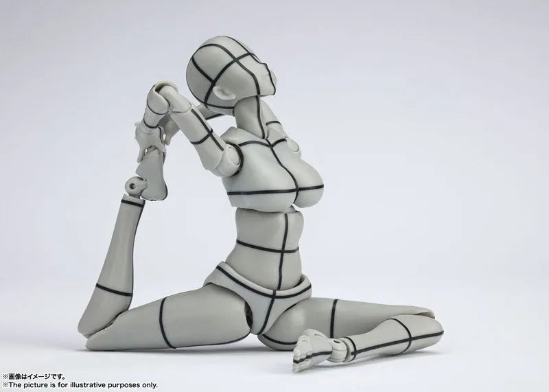 S.H.Figuarts - Body-chan - Yabuki Kentarou, Wireframe, Gray Color Ver. (Bandai Spirits)ㅤ – Bandai Spirits – ActionFigureBrasil