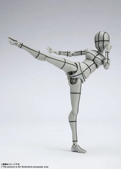 S.H.Figuarts - Body-chan - Yabuki Kentarou, Wireframe, Gray Color Ver. (Bandai Spirits)ㅤ – Bandai Spirits – ActionFigureBrasil — ambientada