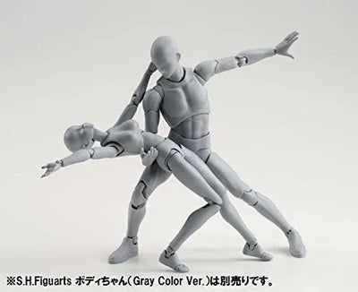 S.H.Figuarts - Body-kun - DX Set, Gray Color Ver. (Bandai)ㅤ – Bandai – ActionFigure Brasil — close