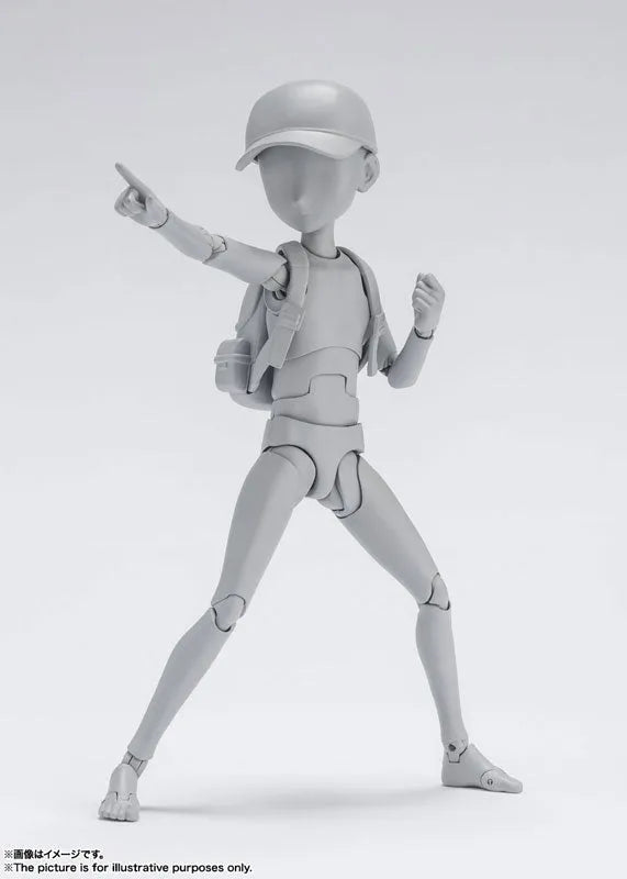 S.H.Figuarts Body-kun -Sugimori Ken- Edition DX SET (Gray Color Ver.)ㅤ – Bandai Spirits – ActionFigureBrasil