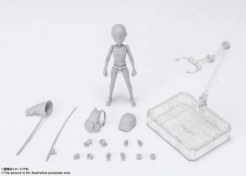 S.H.Figuarts Body-kun -Sugimori Ken- Edition DX SET (Gray Color Ver.)ㅤ – Bandai Spirits – ActionFigureBrasil