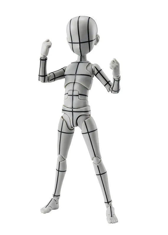 S.H.Figuarts - Body-kun - Wireframe, Ken Sugimori Edition, Gray Color Ver. (Bandai Spirits)ㅤ – Bandai Spirits – ActionFigureBrasil