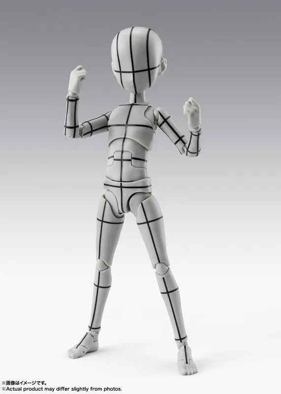 S.H.Figuarts - Body-kun - Wireframe, Ken Sugimori Edition, Gray Color Ver. (Bandai Spirits)ㅤ – Bandai Spirits – ActionFigureBrasil