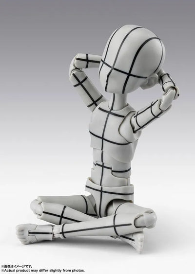 S.H.Figuarts - Body-kun - Wireframe, Ken Sugimori Edition, Gray Color Ver. (Bandai Spirits)ㅤ – Bandai Spirits – ActionFigureBrasil — embalagem