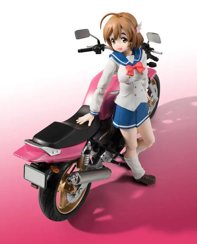 S.H. Figuarts - Hane Sakura (Uniform) & CB400 SUPER FOUR "Bakuon!!"ㅤ – Bandai – ActionFigure Brasil — detalhe do produto