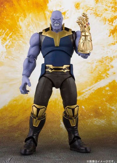 S.H. Figuarts Thanos (Avengers: Infinity War)ㅤ – Bandai Spirits – ActionFigureBrasil — com base expositora