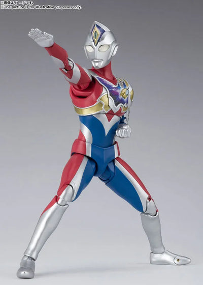 S.H.Figuarts Ultraman Decker Flash Type "Ultraman Decker"ㅤ – Bandai Spirits – ActionFigureBrasil — com base expositora