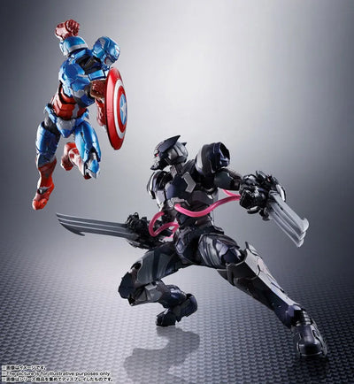 S.H.Figuarts Venom Symbiote Wolverine (Avengers: Tech-on)ㅤ – Bandai Spirits – ActionFigureBrasil — close