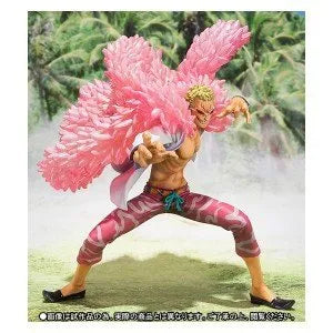 S.H. Figuarts Zero Doflamingo Dress Rosa Ver.ㅤ – Gantaku – ActionFigure Brasil — close
