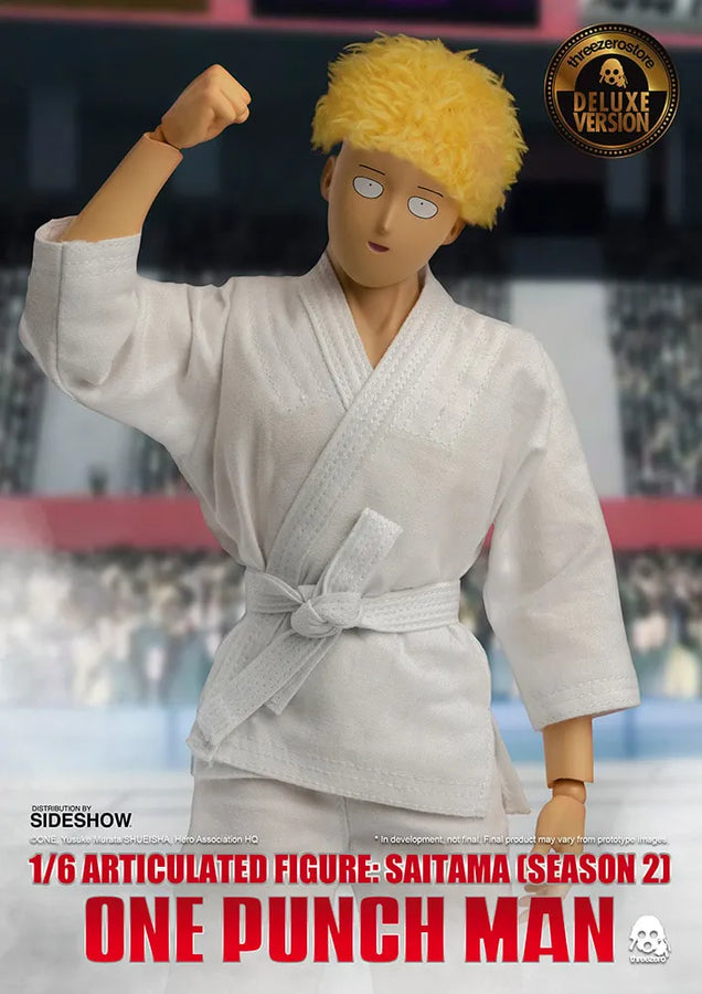 Saitama (Deluxe Version) – Threezero – ActionFigure Brasil — embalagem