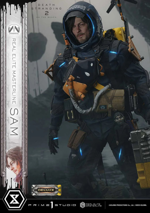 Sam (Deluxe Bonus Version) DEATH STRANDING 2: ON THE BEACH – Prime1Studio – ActionFigure Brasil