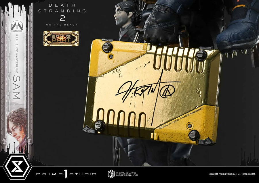Sam (Deluxe Bonus Version) DEATH STRANDING 2: ON THE BEACH – Prime1Studio – ActionFigure Brasil