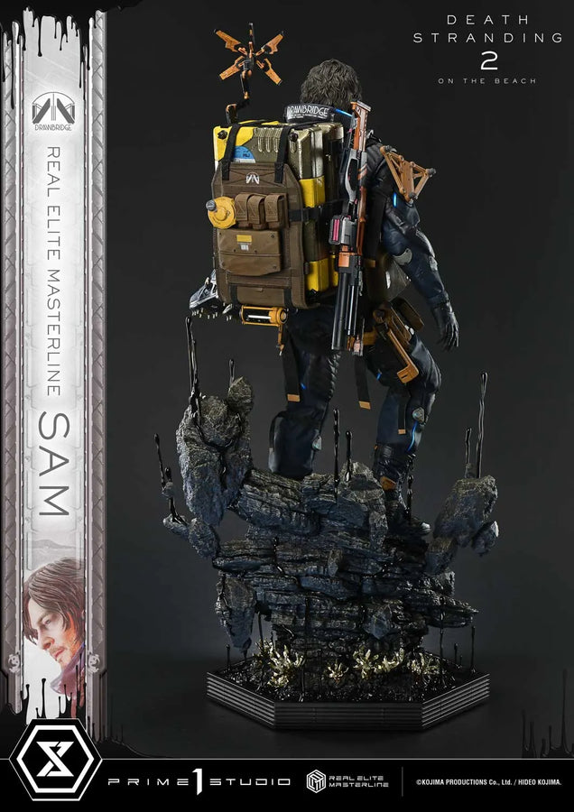 Sam (Deluxe Bonus Version) DEATH STRANDING 2: ON THE BEACH – Prime1Studio – ActionFigure Brasil