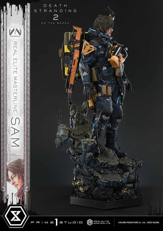 Sam (Deluxe Bonus Version) DEATH STRANDING 2: ON THE BEACH – Prime1Studio – ActionFigure Brasil
