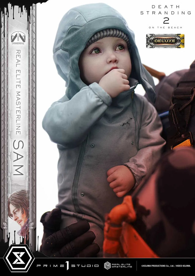 Sam (Deluxe Bonus Version) DEATH STRANDING 2: ON THE BEACH – Prime1Studio – ActionFigure Brasil