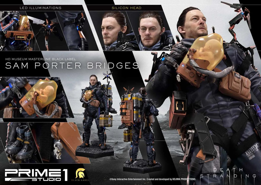 Sam Porter Bridges (Black Label Version) Death Stranding – Prime1Studio – ActionFigure Brasil