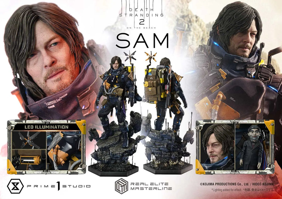 Sam (Regular Version) DEATH STRANDING 2: ON THE BEACH – Prime1Studio – ActionFigure Brasil