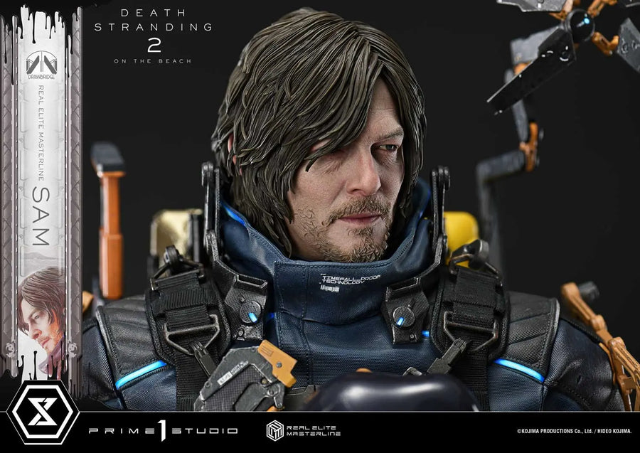 Sam (Regular Version) DEATH STRANDING 2: ON THE BEACH – Prime1Studio – ActionFigure Brasil