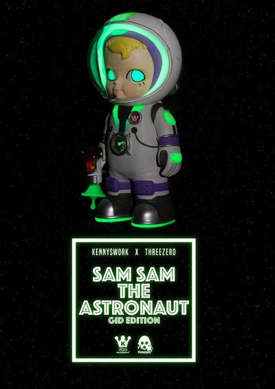 Sam Sam the Astronaut (GID Edition) – Threezero – ActionFigure Brasil — detalhe do produto