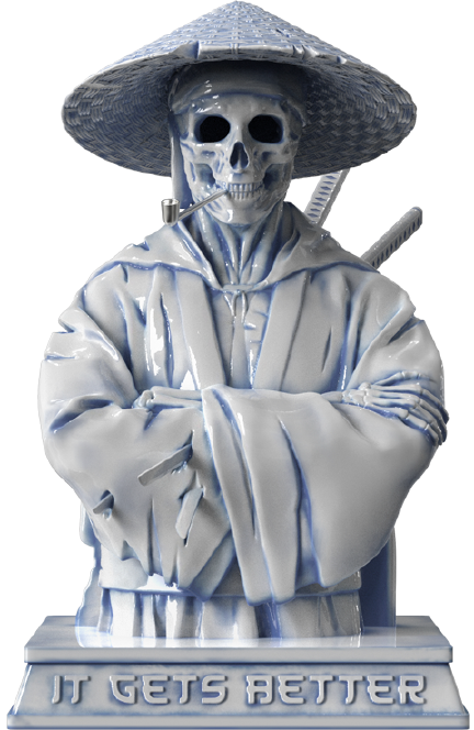 Samurai (Hell Chamber) - LIMITED EDITION: 300 – Mighty Jaxx – ActionFigure Brasil